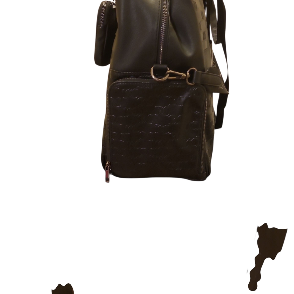 NWT Juicy Couture Black Embossed Weekender Travel Bag - Picture 7 of 16